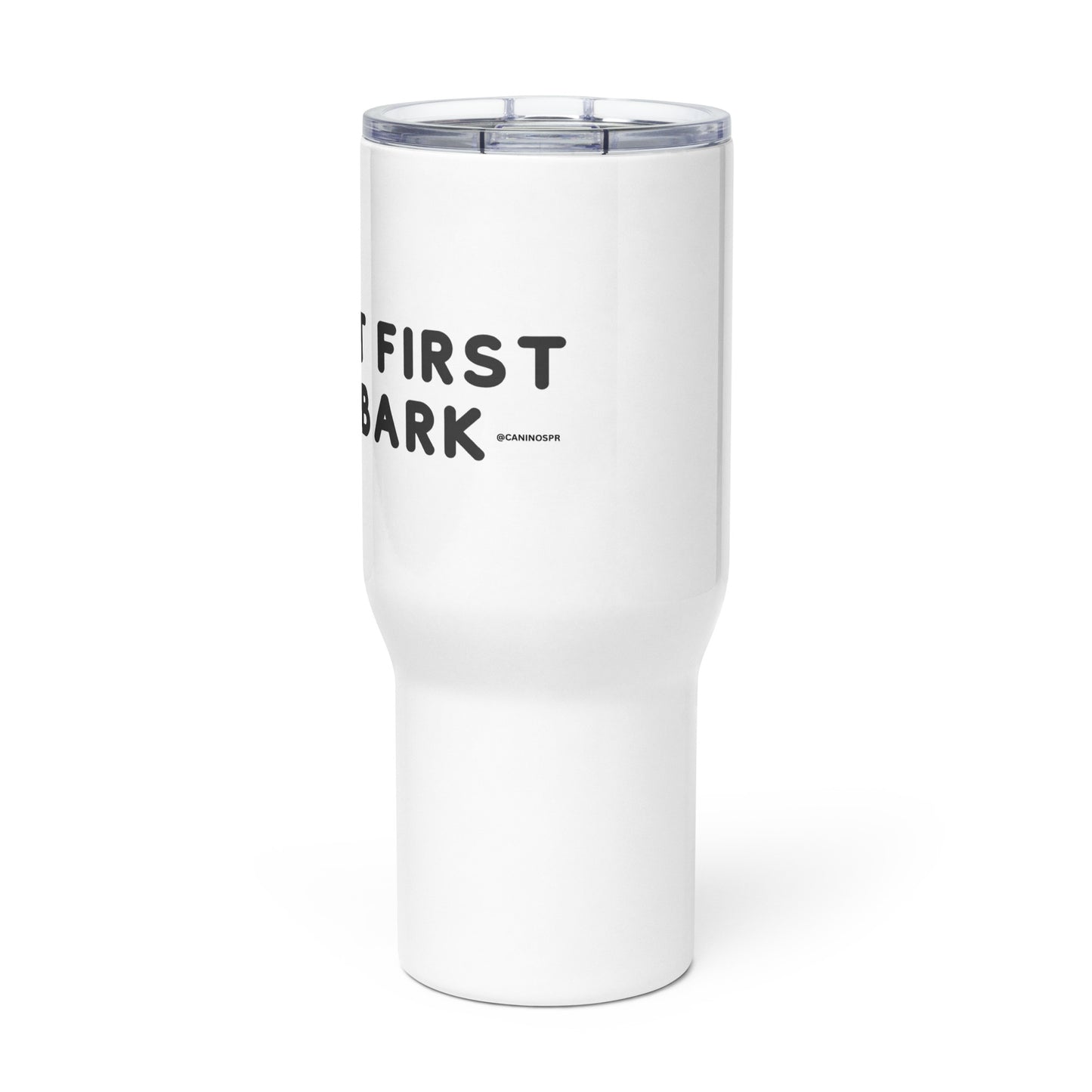 Love At First Bark Travel mug with a handle