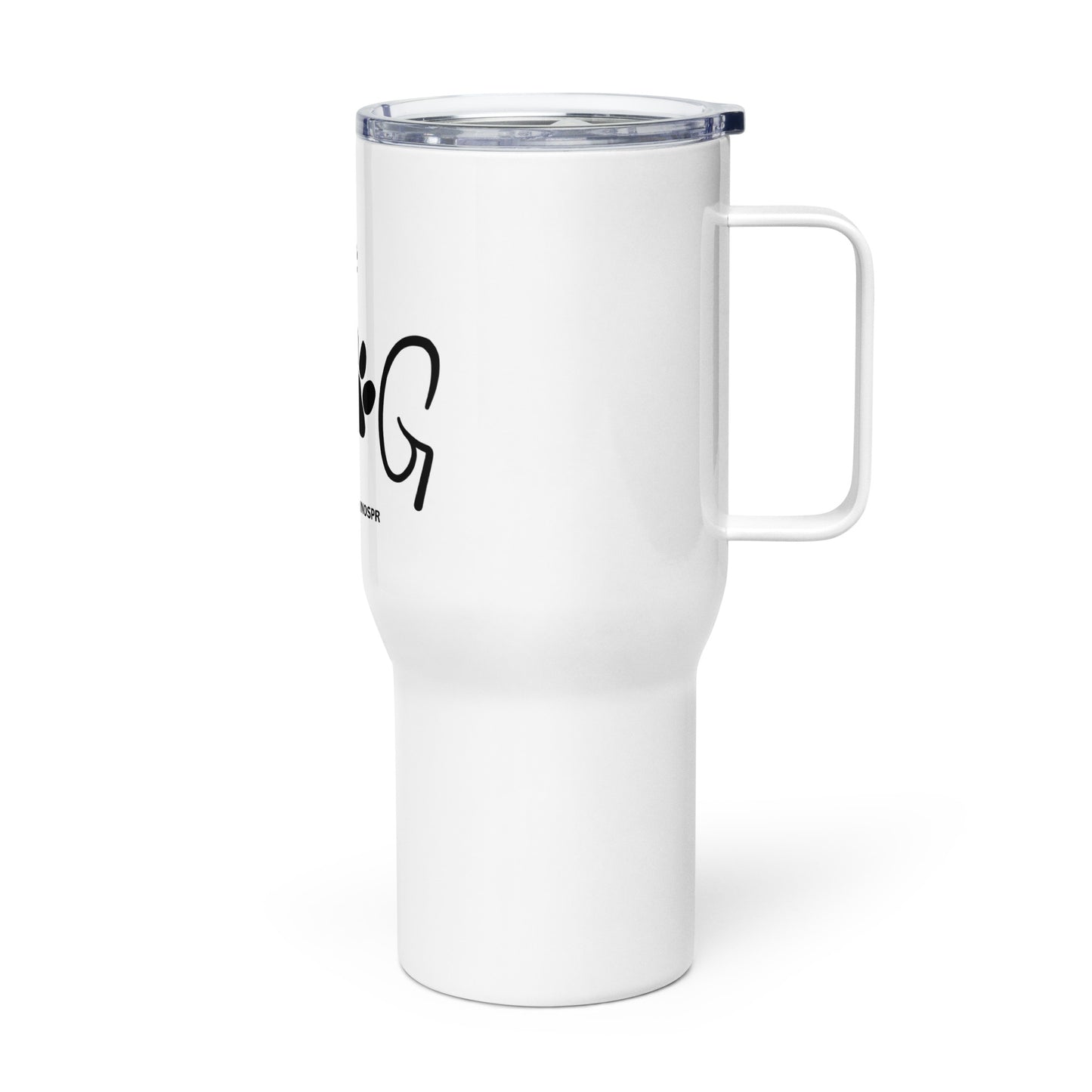 A Home Is Not A Home Travel mug with a handle